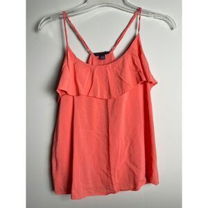 American Eagle Women's Ruffle Spaghetti Strap Top